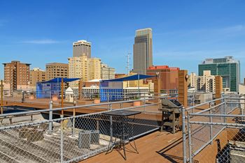 Rooftop patio
